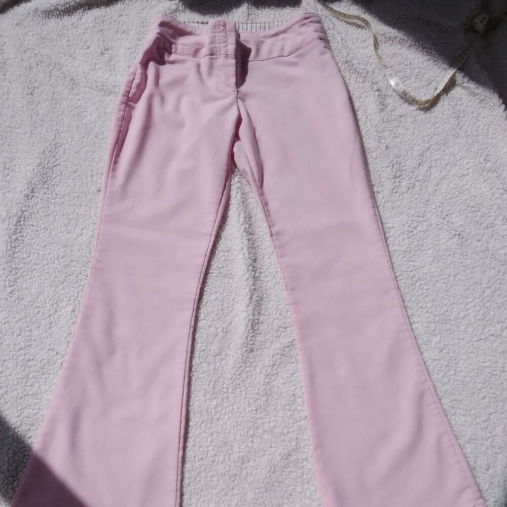 Baby pink Cleveland Street Low-rise Flare Pants